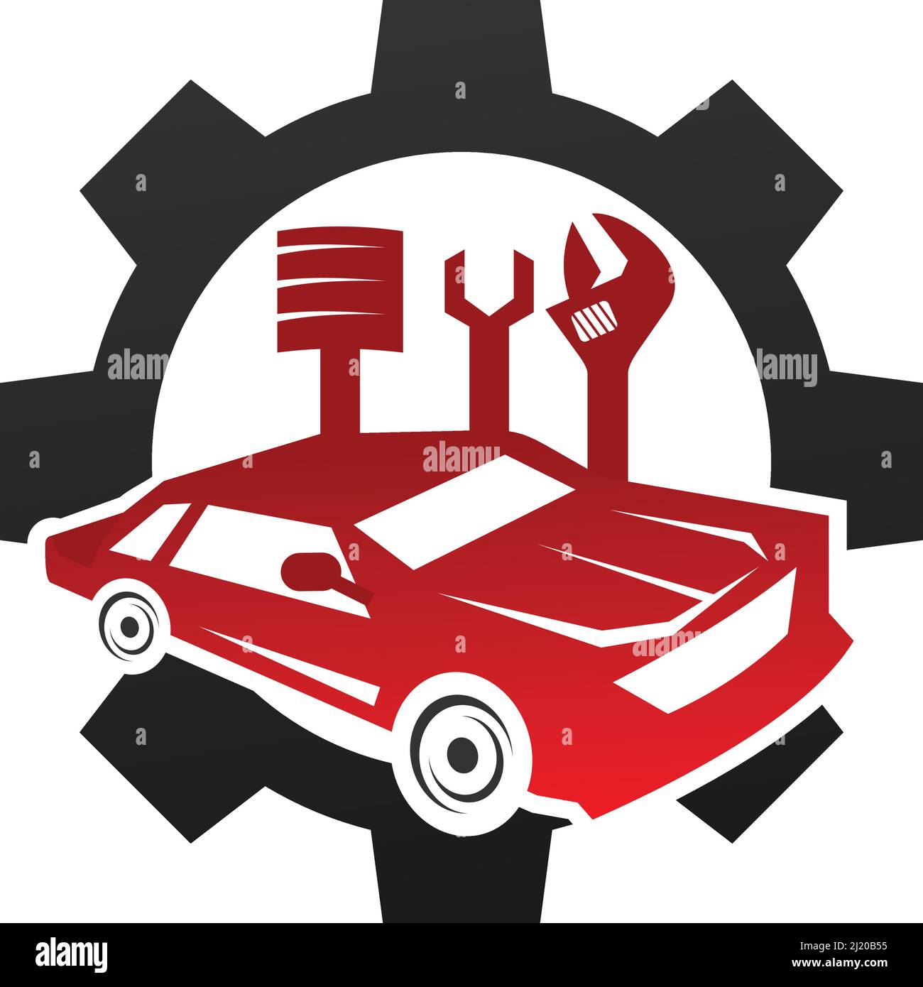 auto repair logo Icon Illustration Brand Identity Stock Vector Image ...