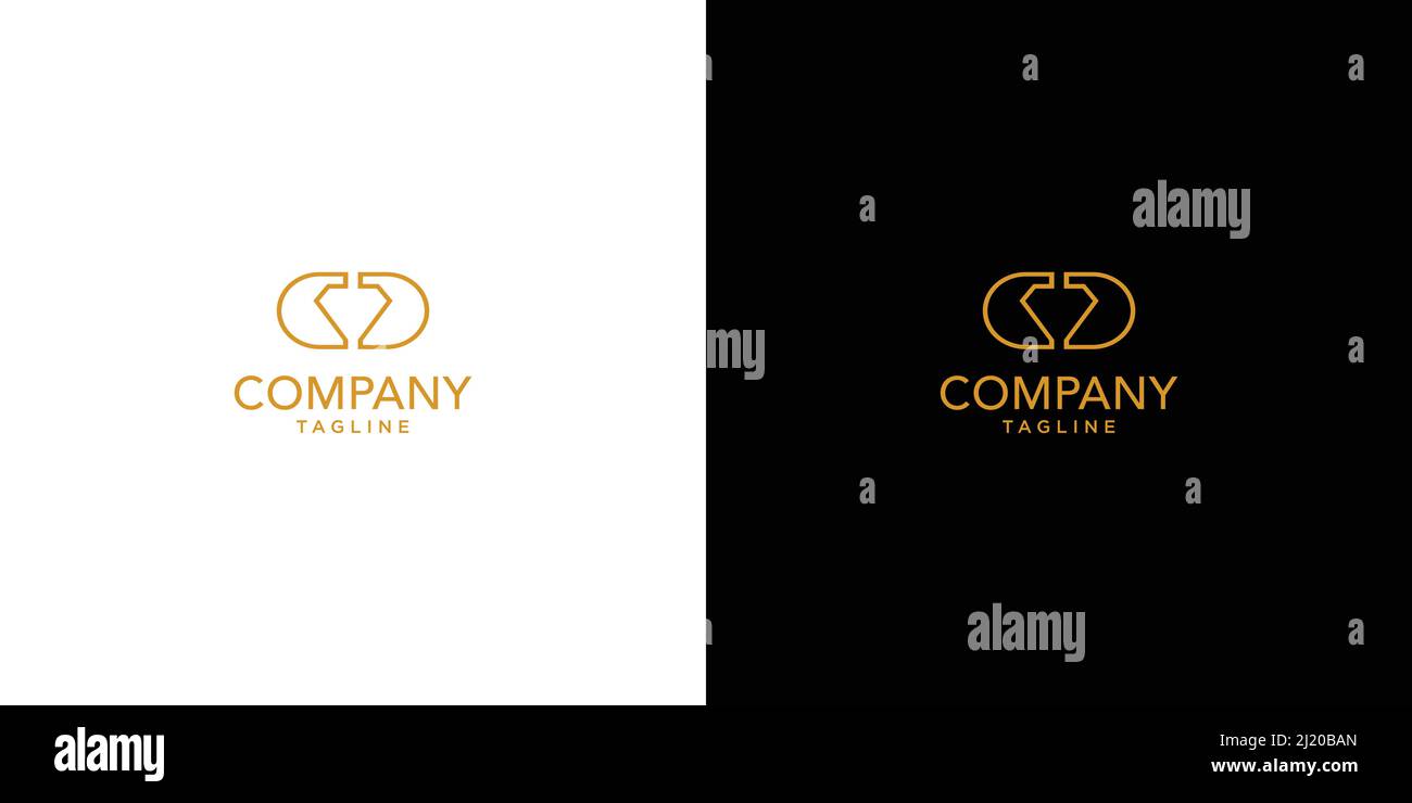 Simple and luxury diamond logo design Stock Vector