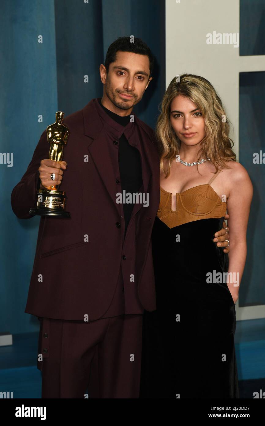 Riz Ahmed attends the 2022 Vanity Fair Oscar Party at the Wallis Annenberg Center for the Performing Arts on March 27, 2022 in Beverly Hills, California.  Photo: Casey Flanigan/imageSPACE/MediaPunch Stock Photo
