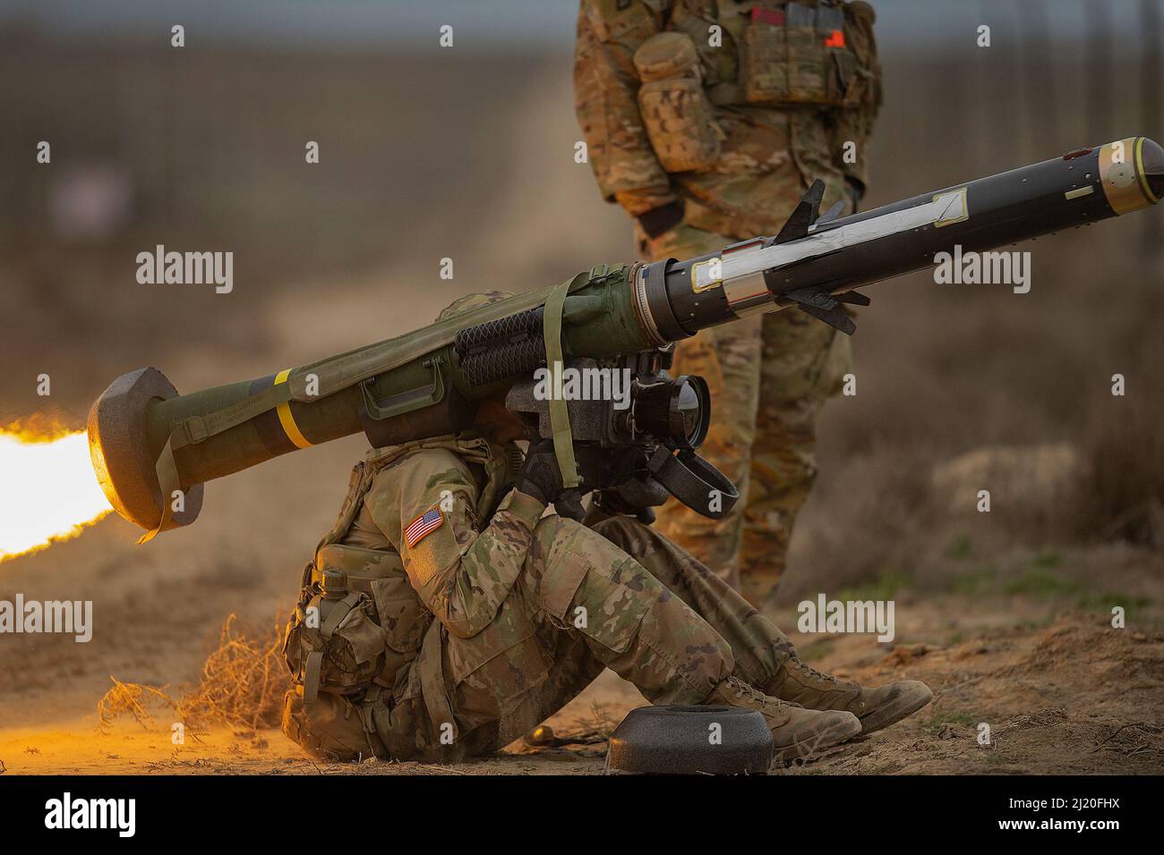 Javelin portable anti tank missile hires stock photography and images