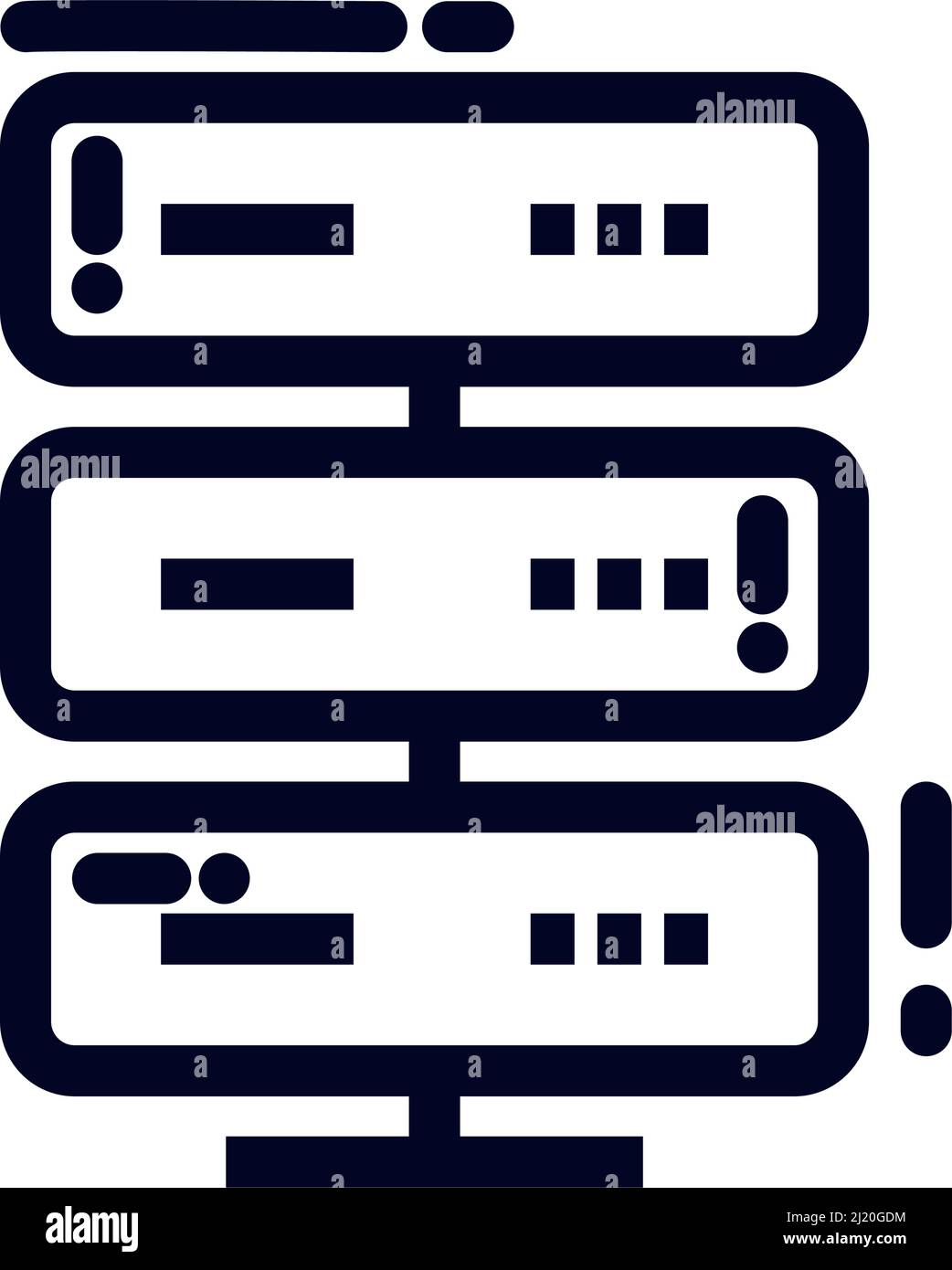 server data center icon Stock Vector Image & Art - Alamy