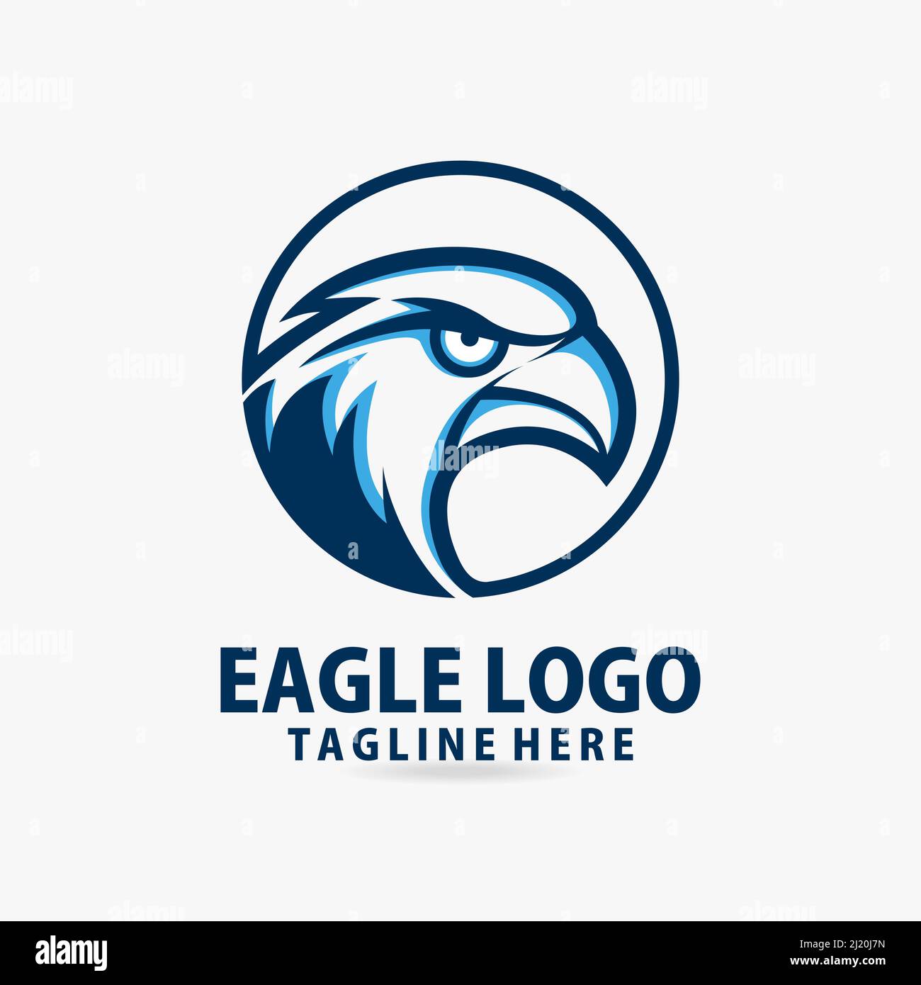 Eagle bird logo design Stock Vector