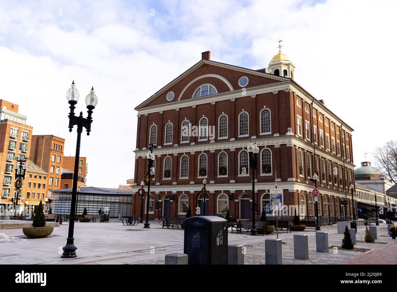 Faneuil Hall Visitor Center Stock Photo Alamy