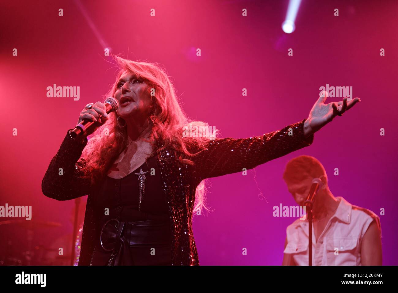 Paris, France. 26th Mar, 2022. Julie Pietri performs The 80s tour at ...