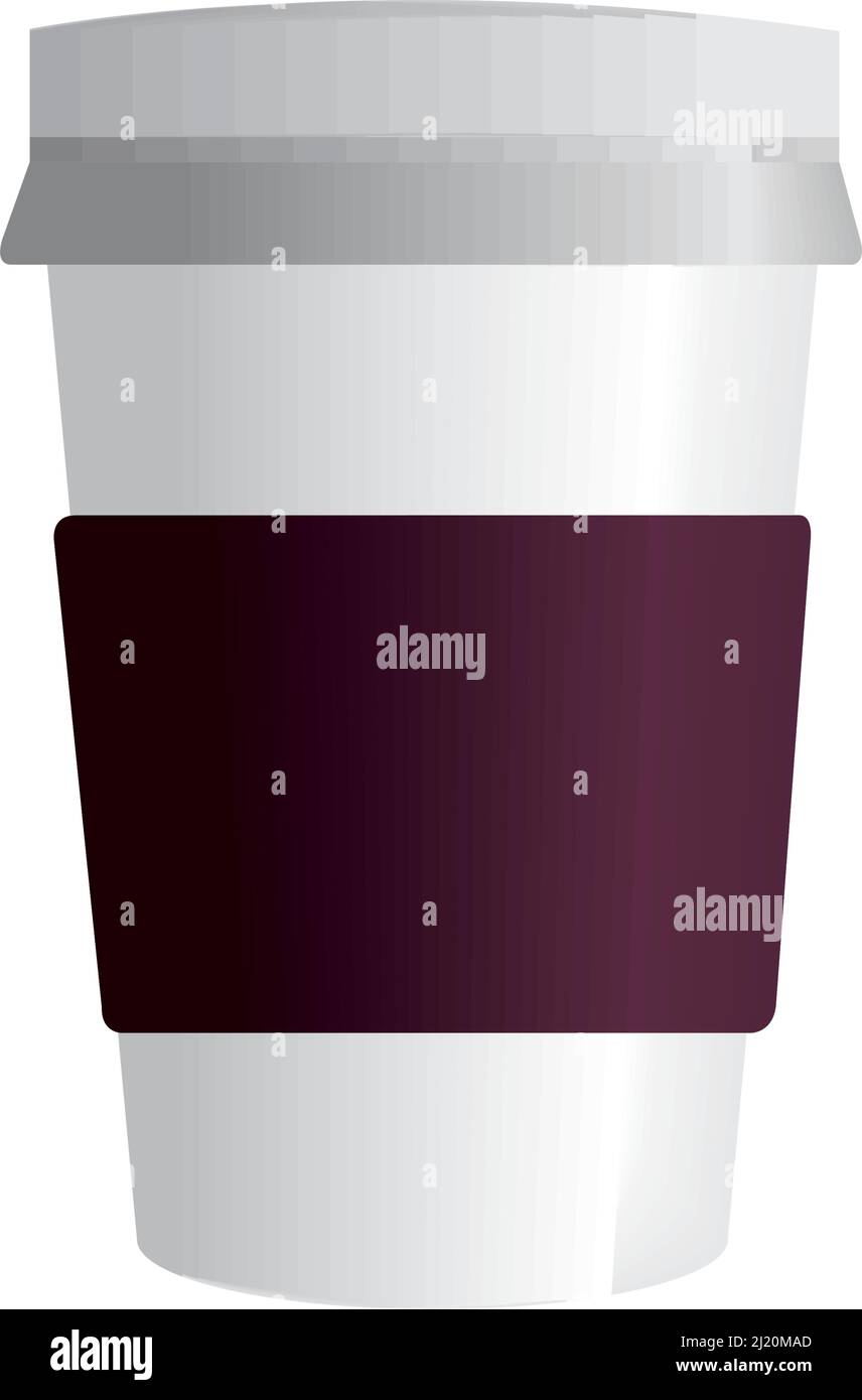 takeway pot branding mockup Stock Vector Image & Art - Alamy