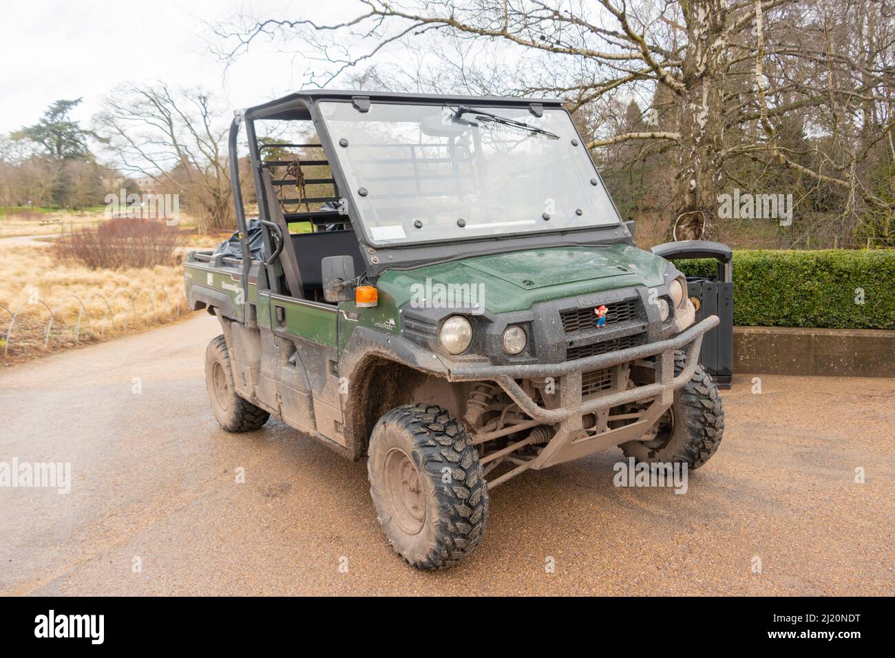 Kawasaki Utility vehicle for grounds maintenance at Trentham Gardens