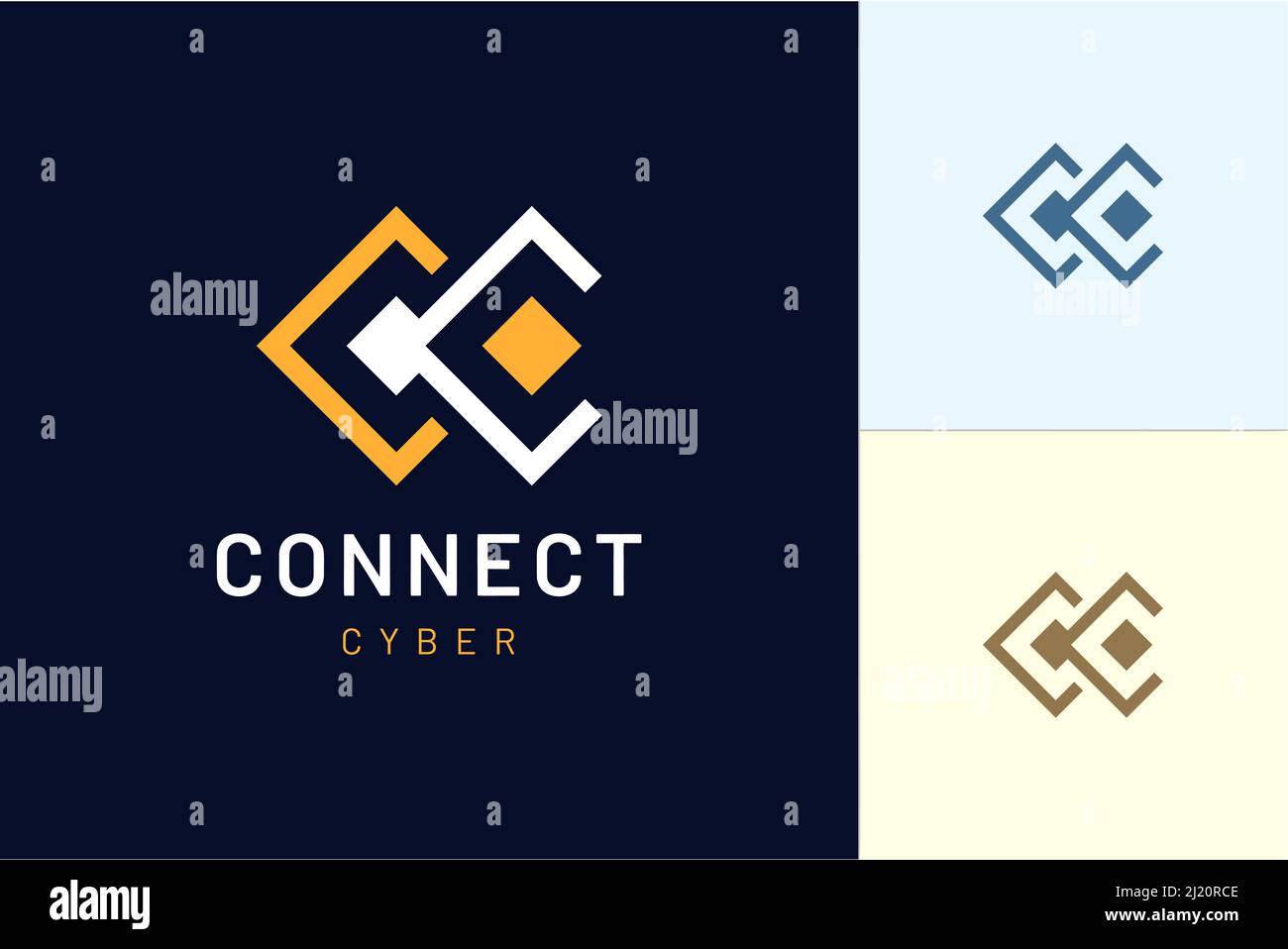 Letter C modern Logo template represents connection and digital for the ...