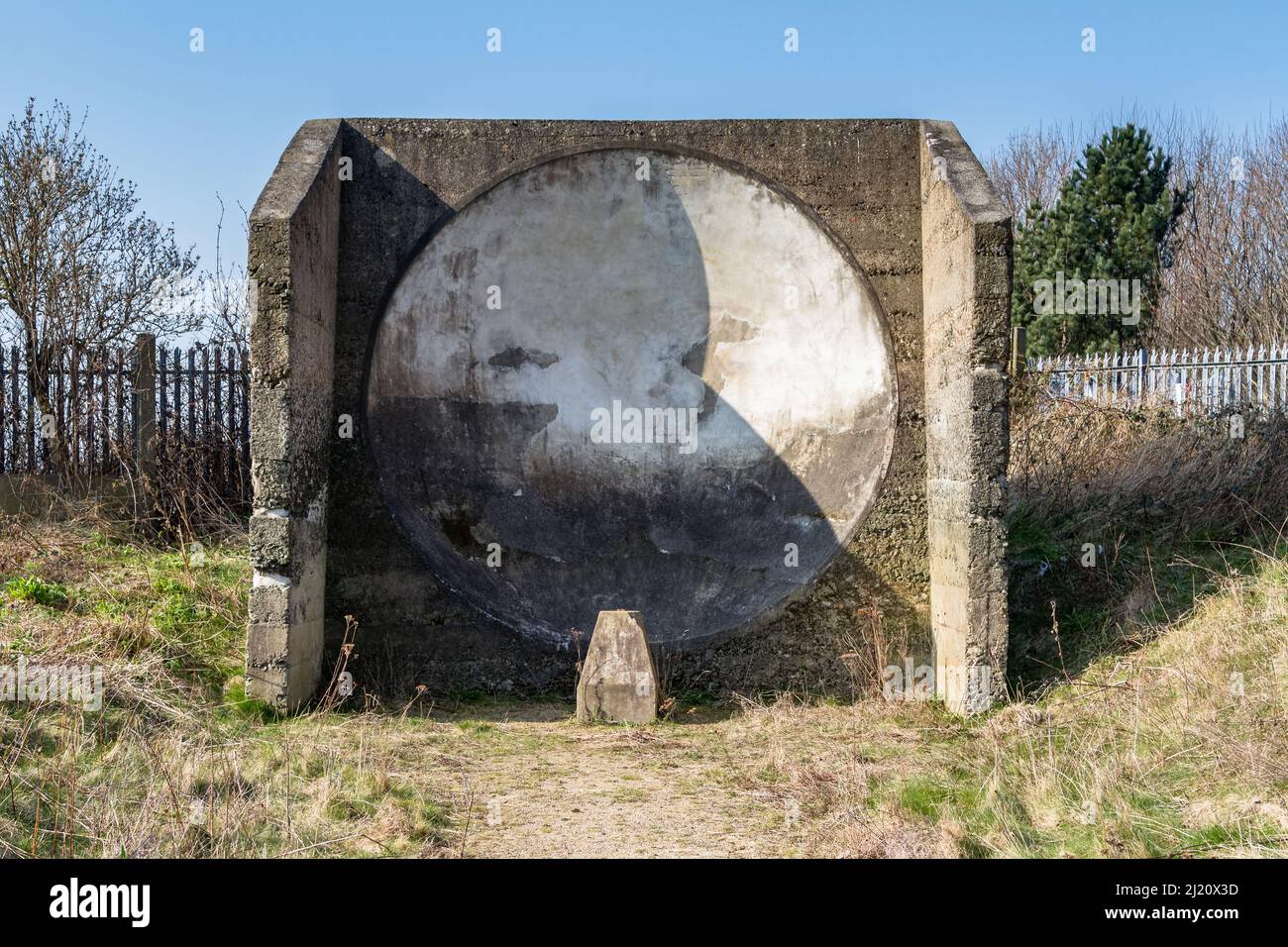 Acoustic Mirror Stock Photo