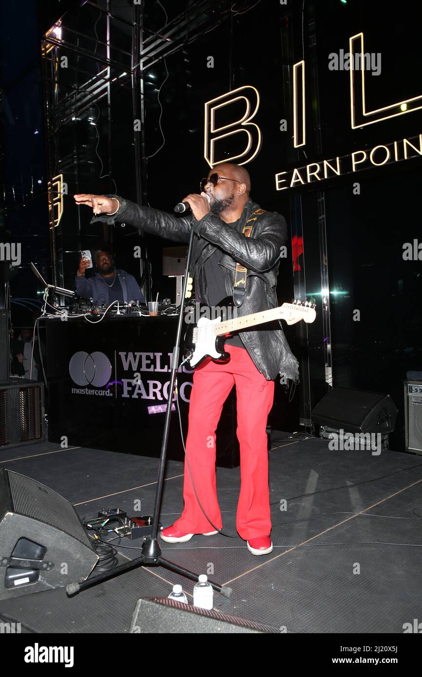 Wyclef Jean on stage at the Bilt Rewards x Wells Fargo Private Launch