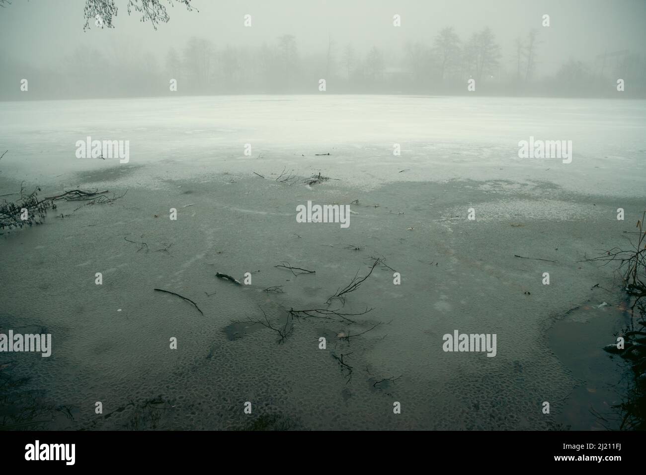 Panorama fog poor visibility hi-res stock photography and images - Alamy