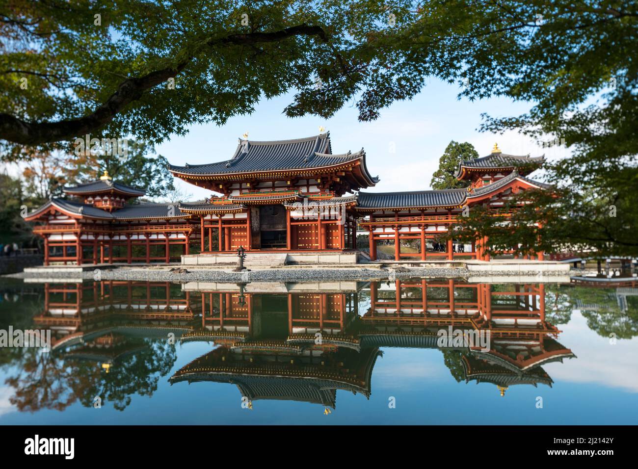 Byodoin Temple in Uji, near Kyoto Japan. Stock Photo