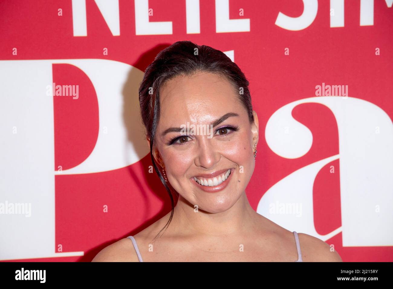 NEW YORK, NEW YORK MARCH 28 Olivia Hernandez attends "Plaza Suite