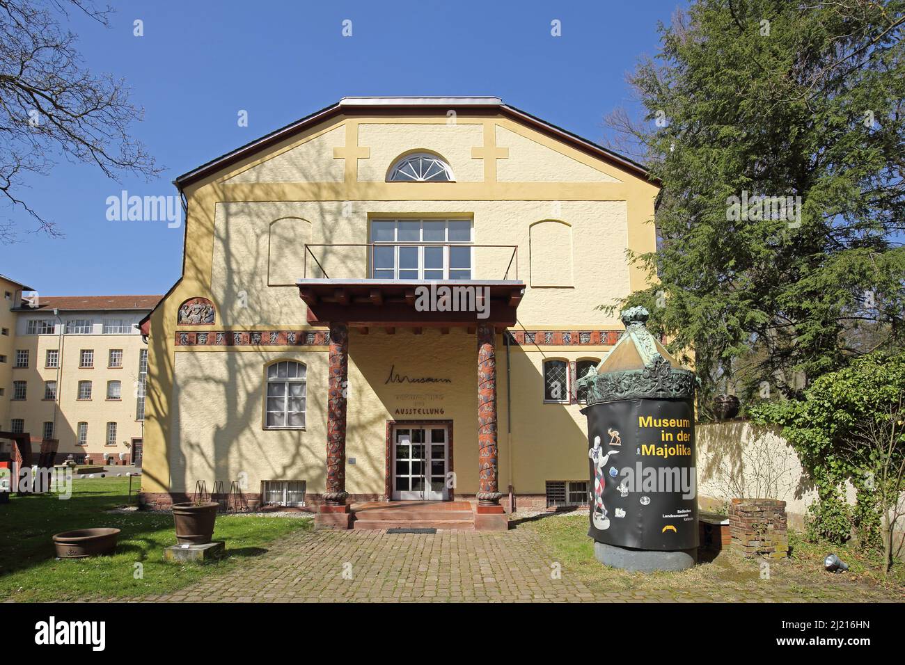 Museum Majolika in Karlsruhe, Baden-Württemberg, Germany Stock Photo