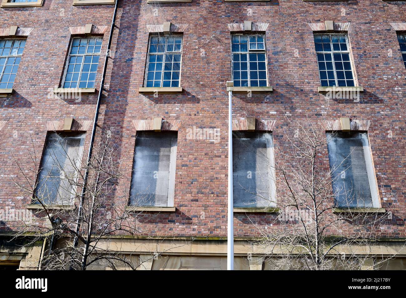 The rear of the former Blackpool main post office on Abingdon street in