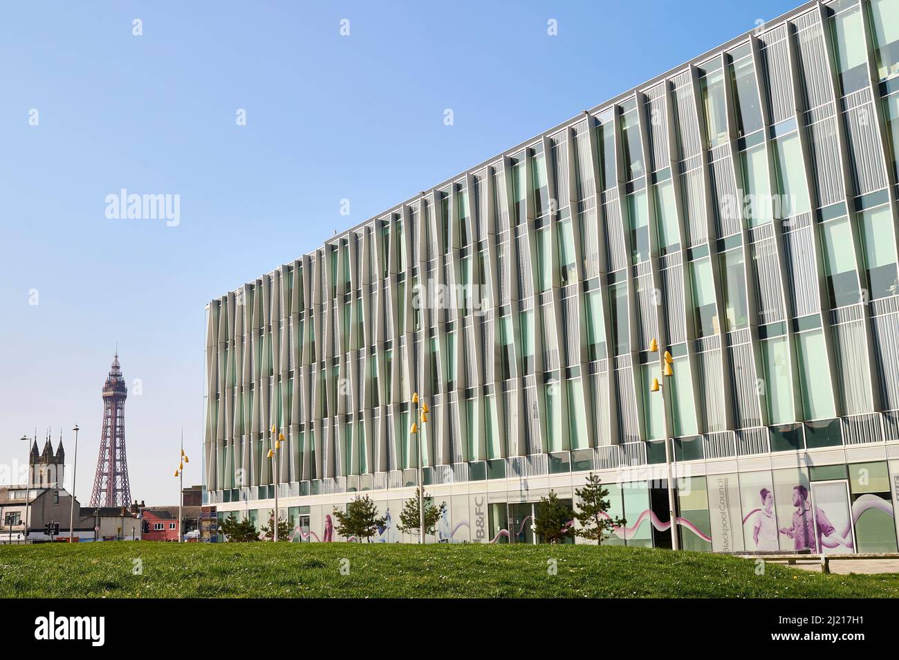 Blackpool council offices at the Talbot Gateway Stock Photo - Alamy