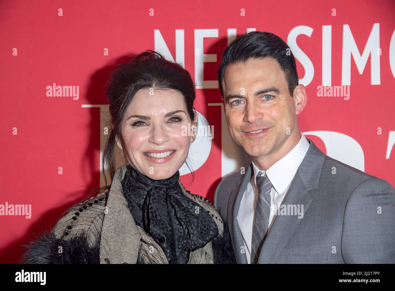 NEW YORK, NEW YORK MARCH 28 Julianna Margulies and Keith Lieberthal