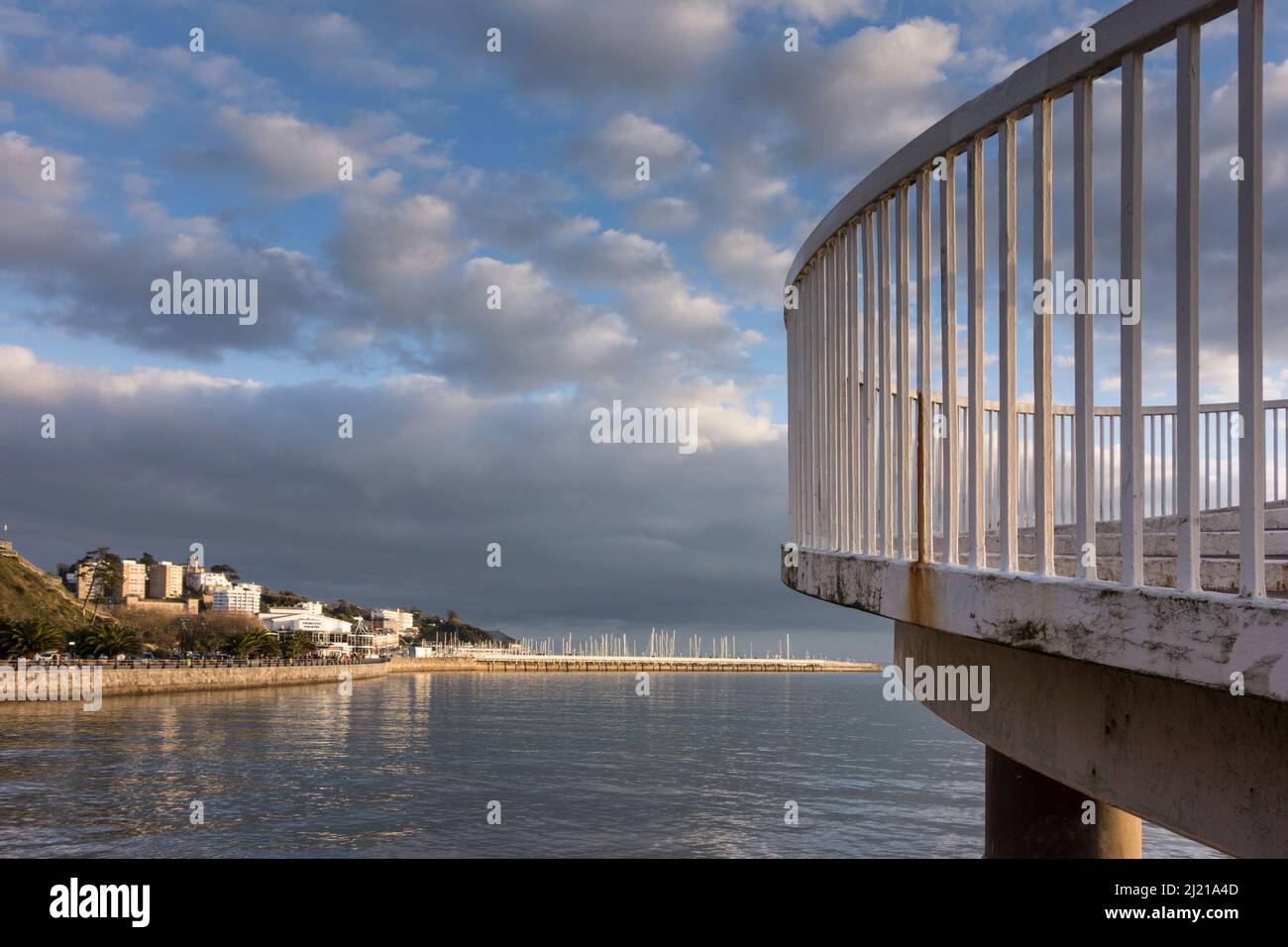 Torquay seafront, Devon, UK Stock Photo