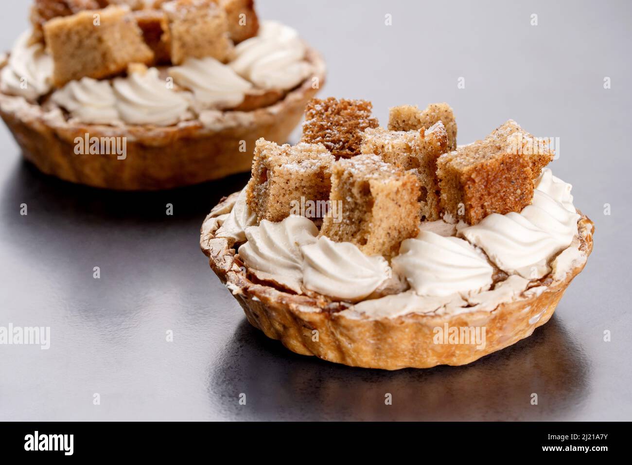 Banoffee High pie Stock Photo