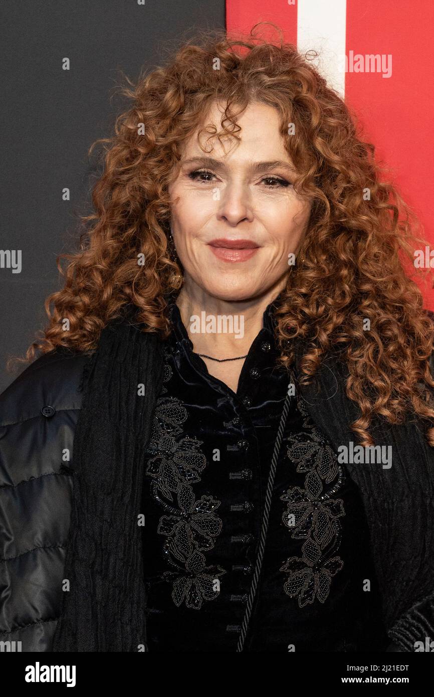 New York, United States. 28th Mar, 2022. Bernadette Peters attends