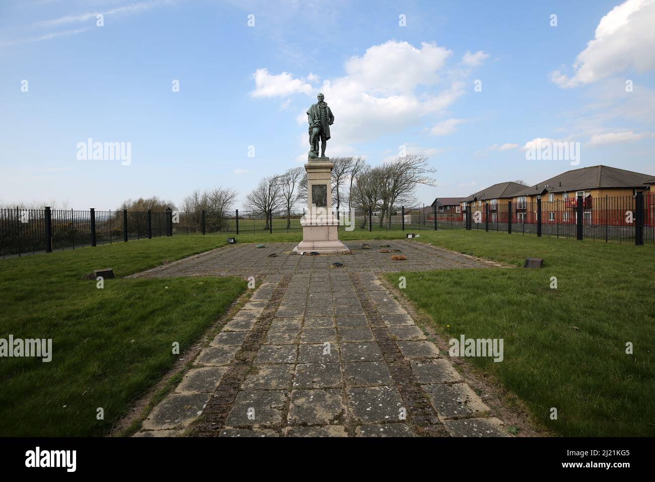 Irvine, Ayrshire, Scotland, UK. Statue of Robert Burns Stock Photo Alamy
