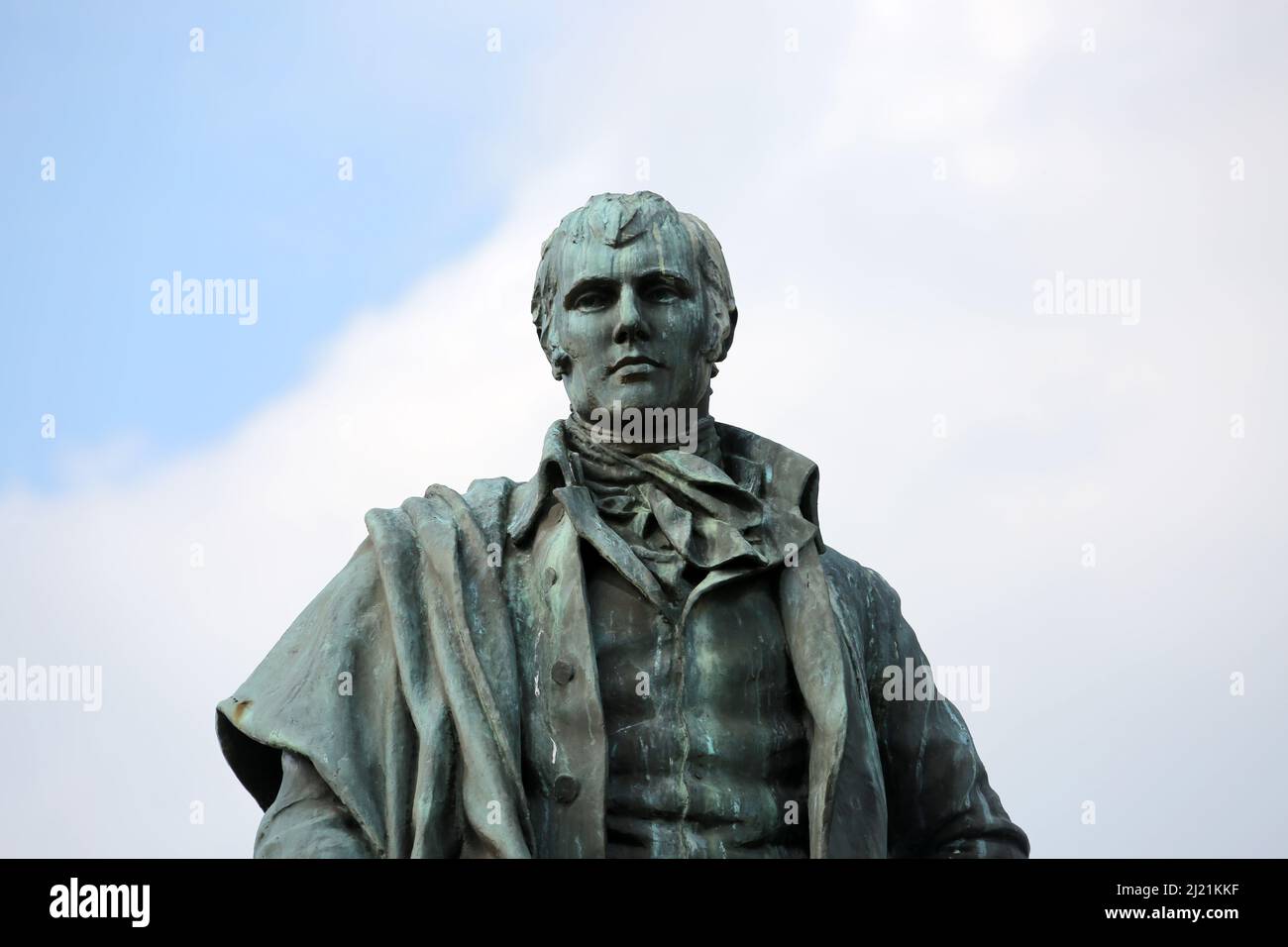 Irvine, Ayrshire, Scotland, UK. Statue of Robert Burns Stock Photo Alamy