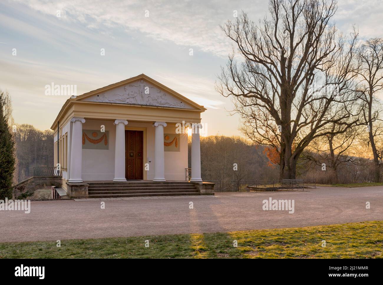 Roman House at Park an der Ilm, Weimar, Germany, built in 1798 for Karl August, Grand Duke of Saxe-Weimar-Eisenach Stock Photo