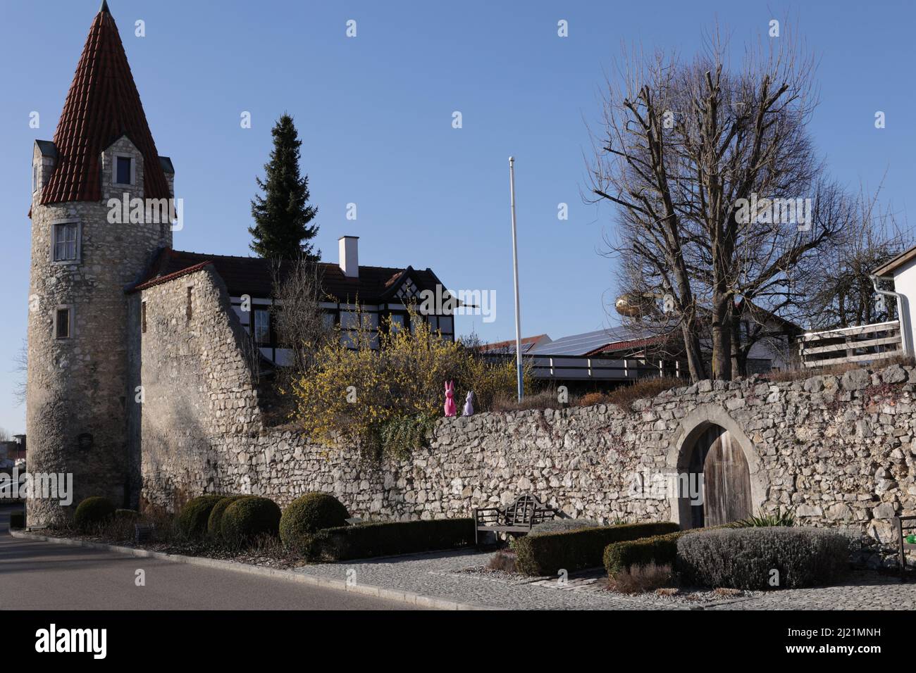 Impressionen aus Abensberg in Bayern Stock Photo - Alamy