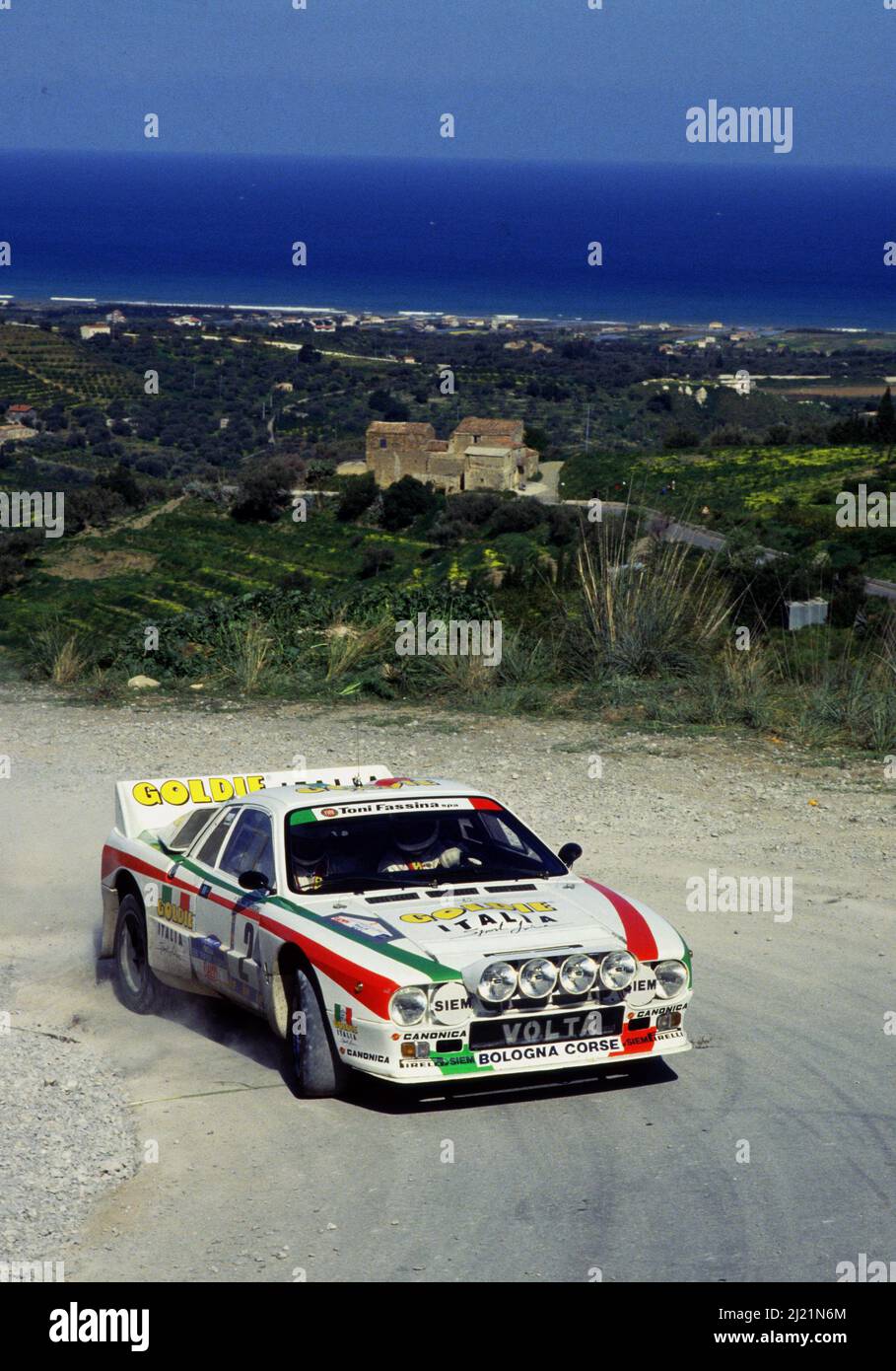 Antonio Tony Fassina (ITA) Max Massimiliano Sghedoni (ITA) Lancia Rally 037 GrB Volta Tuning