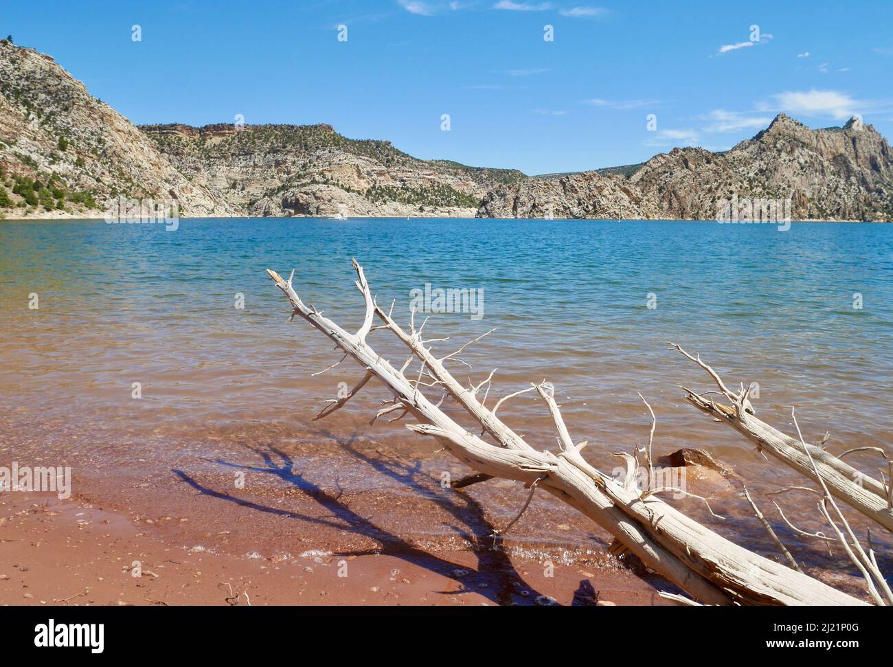 Hideout Canyon in Flaming Recreation Area, Utah. USA. High