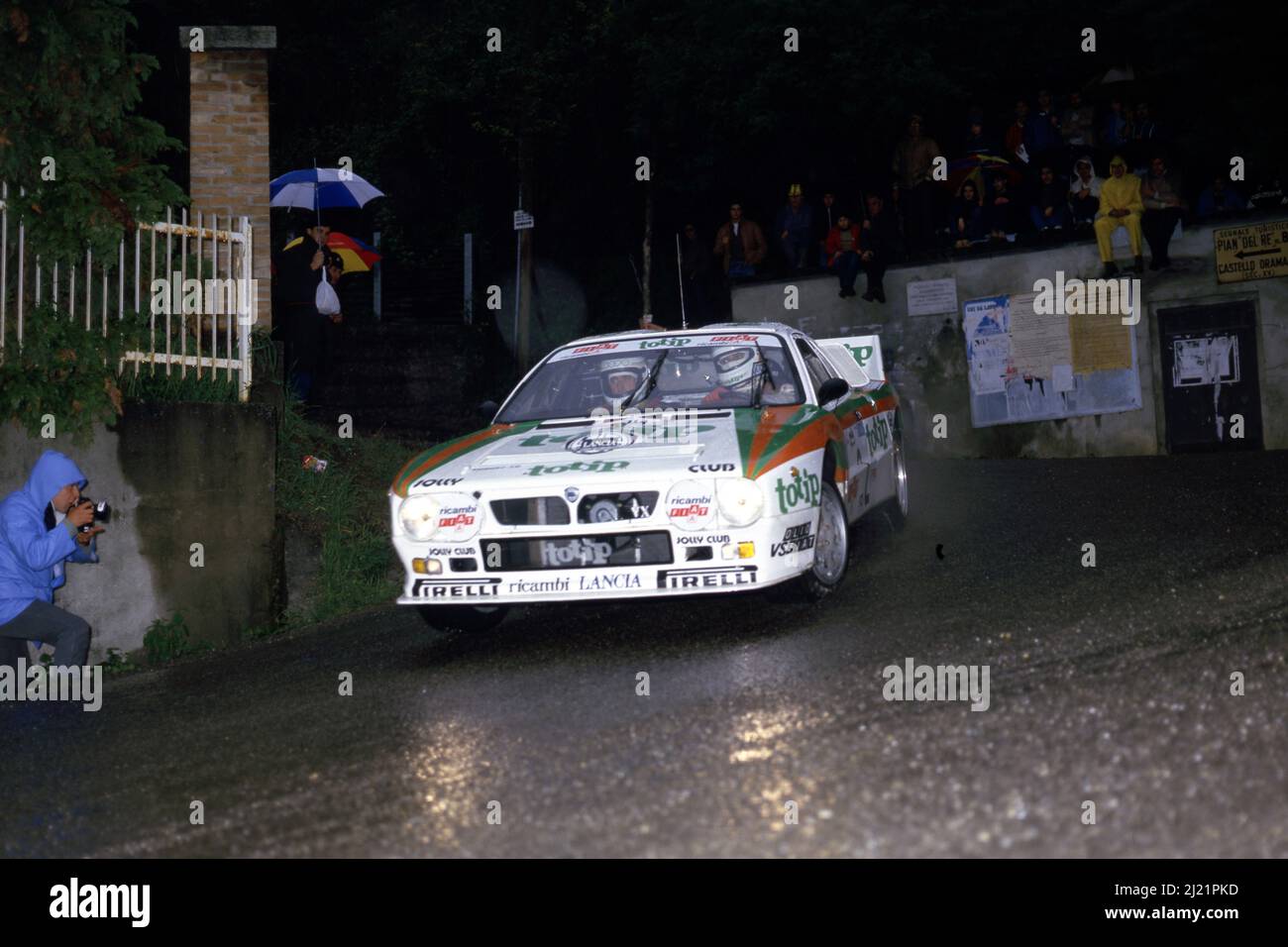 Adartico Vudafieri (ITA) Luigi Pirollo (ITA) Lancia Rally 037 GrB Jolly
