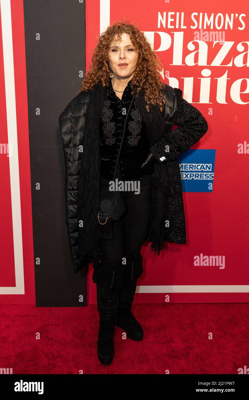 March 28, 2022, New York, New York, United States: Bernadette Peters attends opening night for revival of Plaza Suite by Neil Simon at Hudson Theatre  (Credit Image: © Lev Radin/Pacific Press via ZUMA Press Wire) Stock Photo