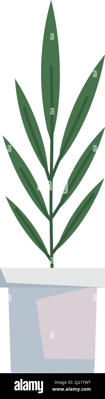 houseplant in white pot Stock Vector Image & Art - Alamy