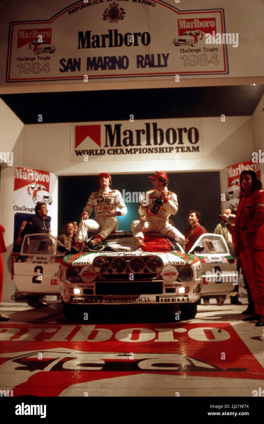 Adartico Vudafieri (ITA) Luigi Pirollo (ITA) Lancia Rally 037 GrB Jolly ...