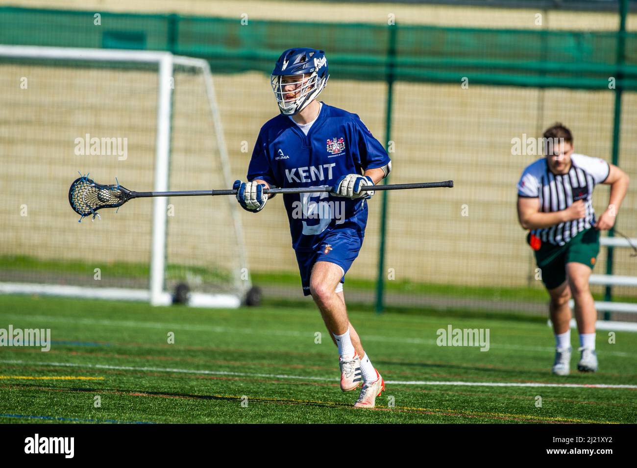 The men's lacrosse game. CCCU vs Kent. The University of Kent ...