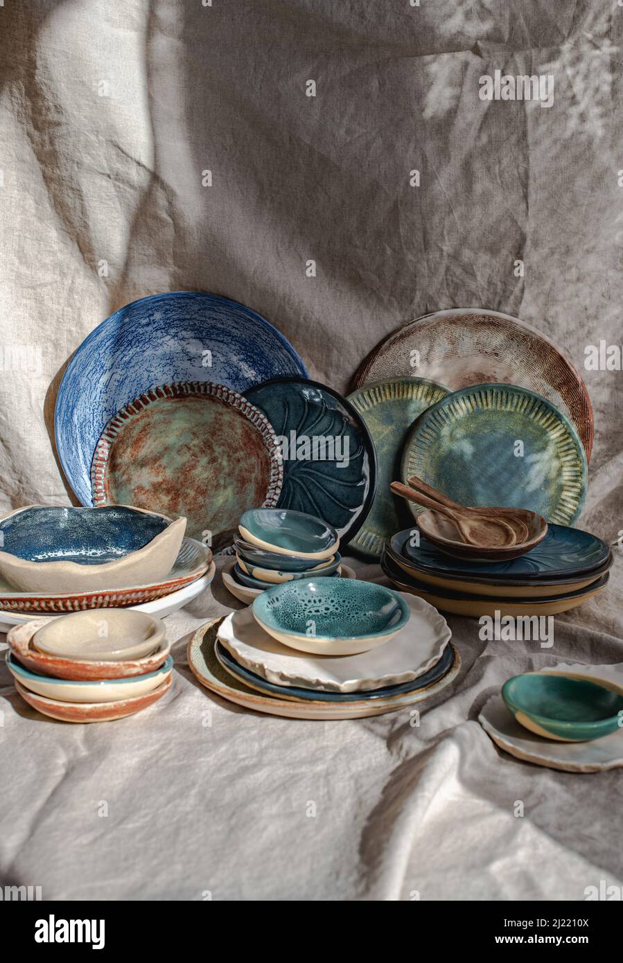 Handmade clearance stoneware plates
