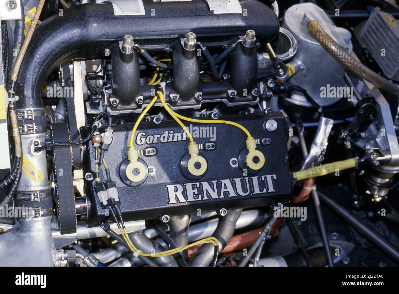 Renault RE50 Gordini engine Stock Photo Alamy