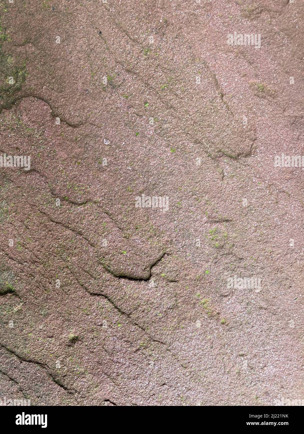 Old gray brown irregular concrete wall as background Stock Photo