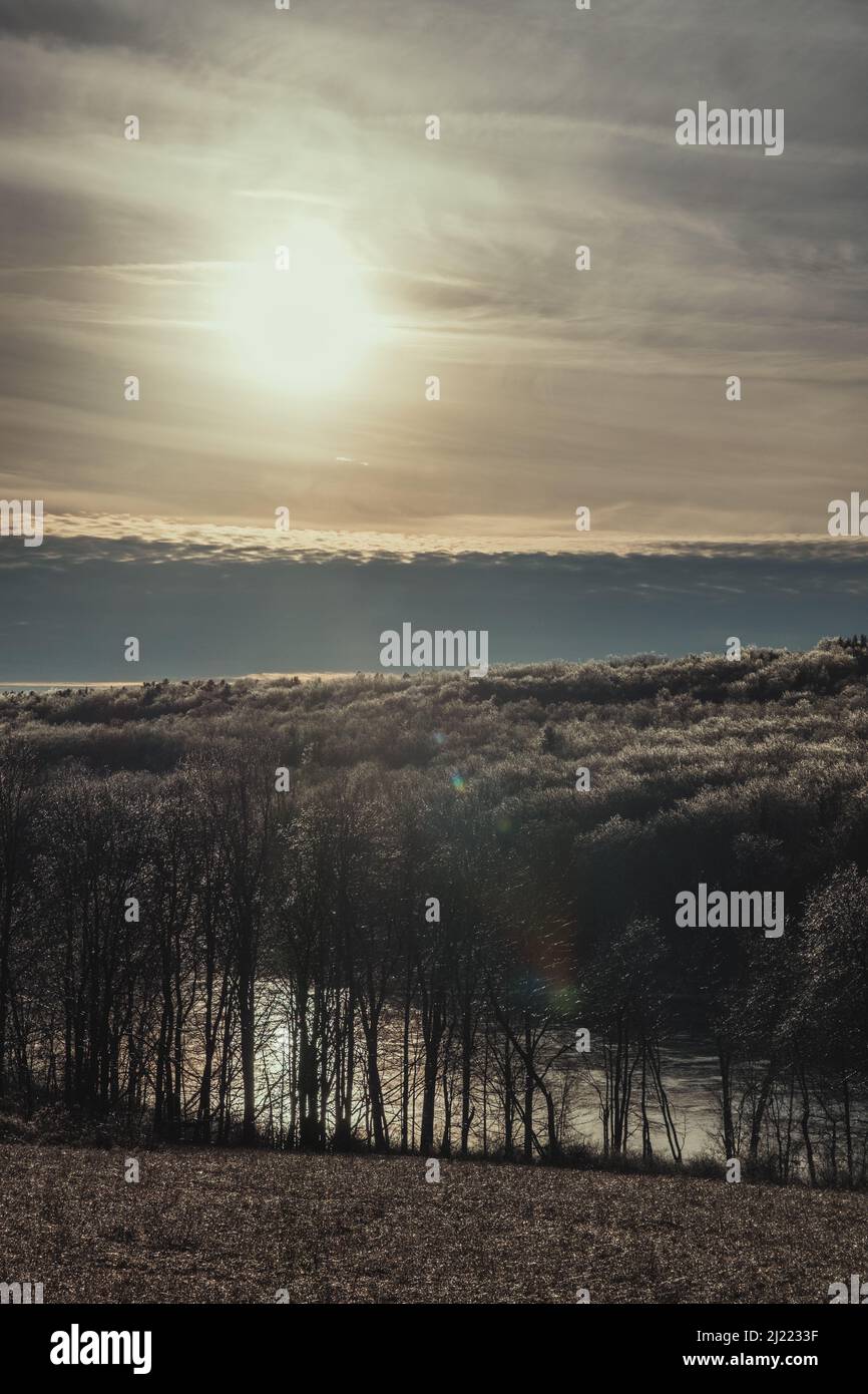 Scenic river shot through forest hi-res stock photography and images ...