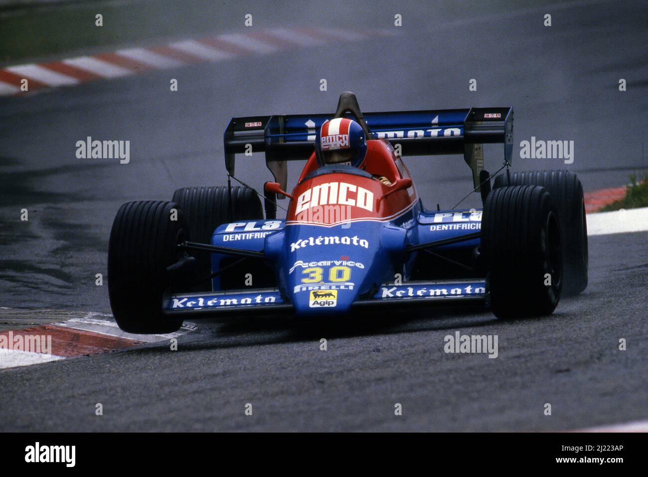 jo Gartner (AUT) Osella FA1F Alfa Romeo Stock Photo Alamy
