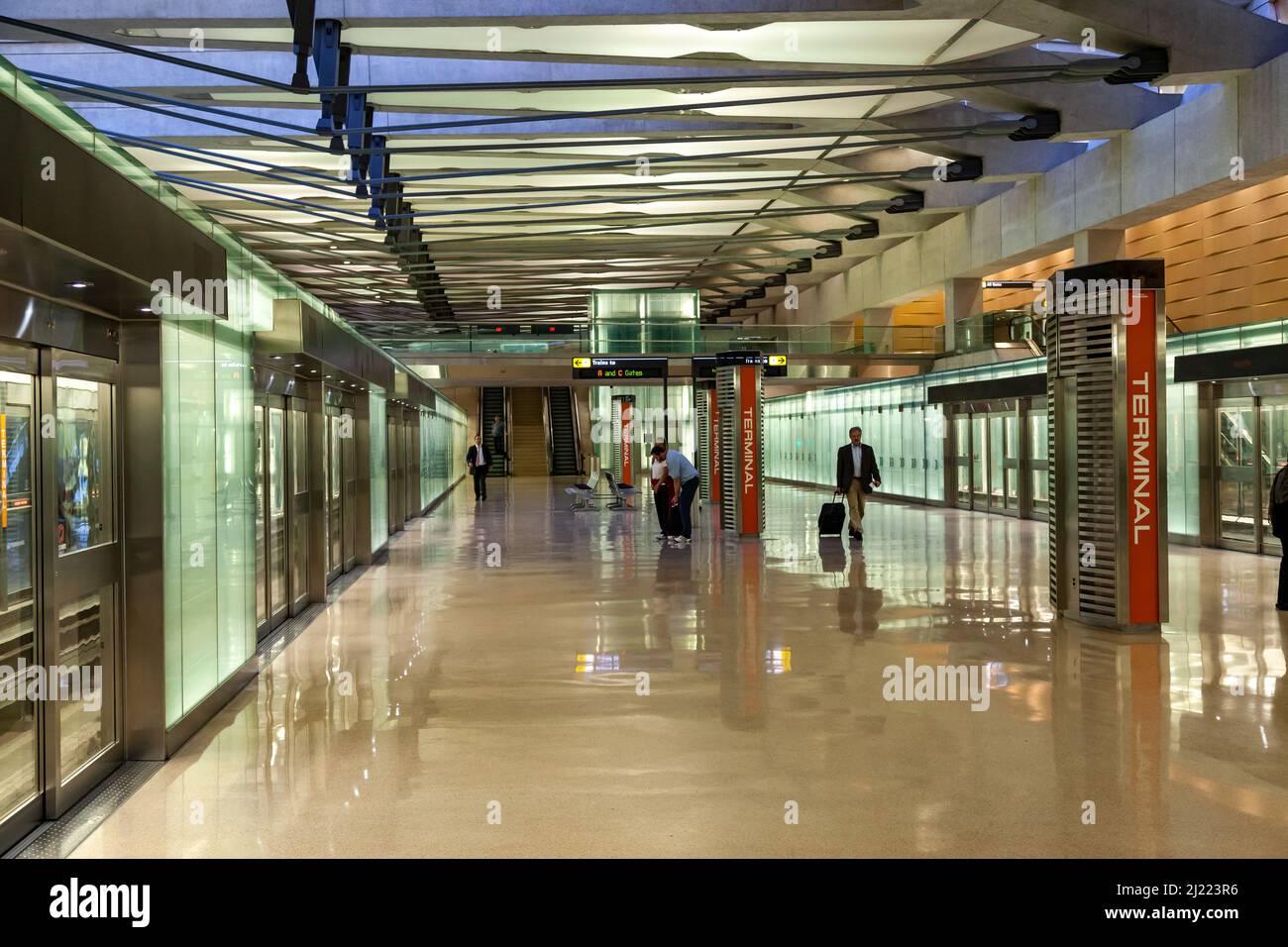 The Ronald Reagan Washington national airport in Washington DC, USA Stock Photo