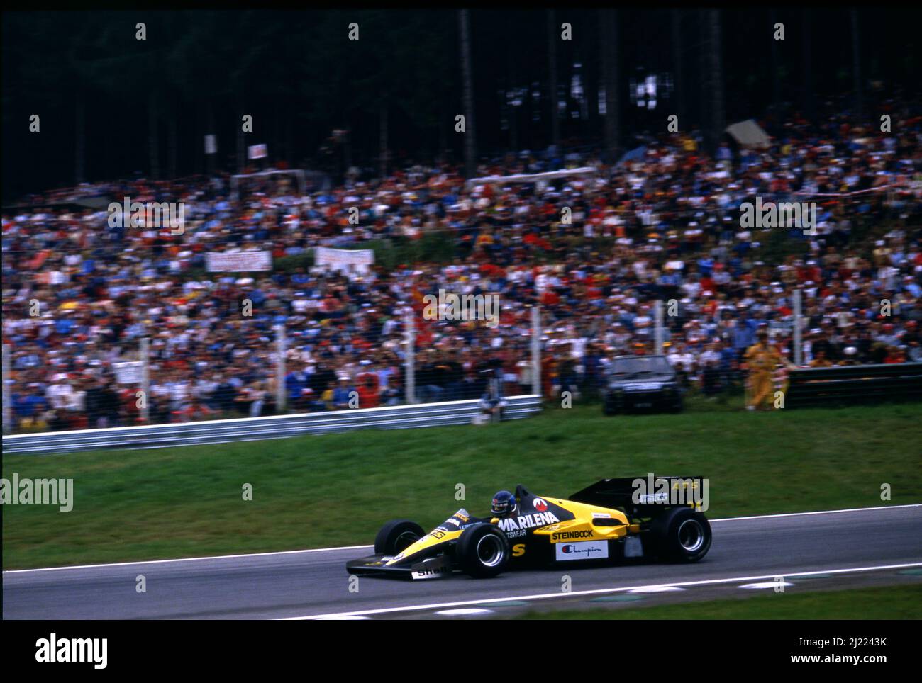 Gerhard Berger (AUT) ATS D7 Bmw Stock Photo Alamy