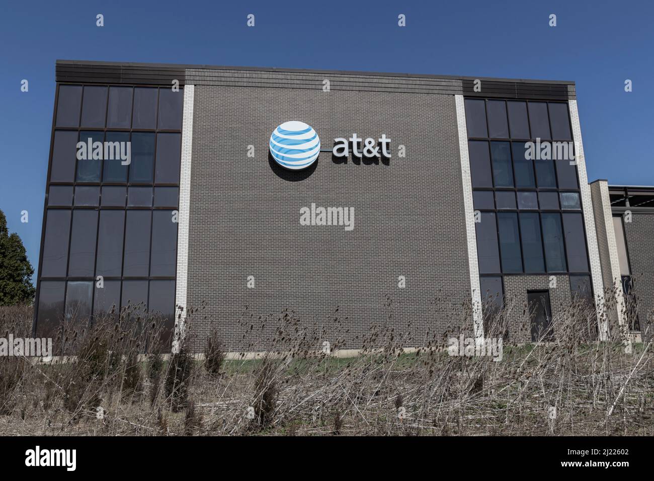 Warrenville - Circa March 2022: AT&T Labs location. AT&T Labs is the ...