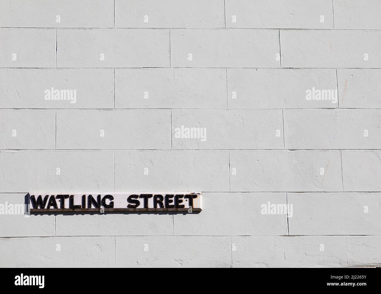 Watling Street Roman road, Canterbury, Kent, England Stock Photo Alamy