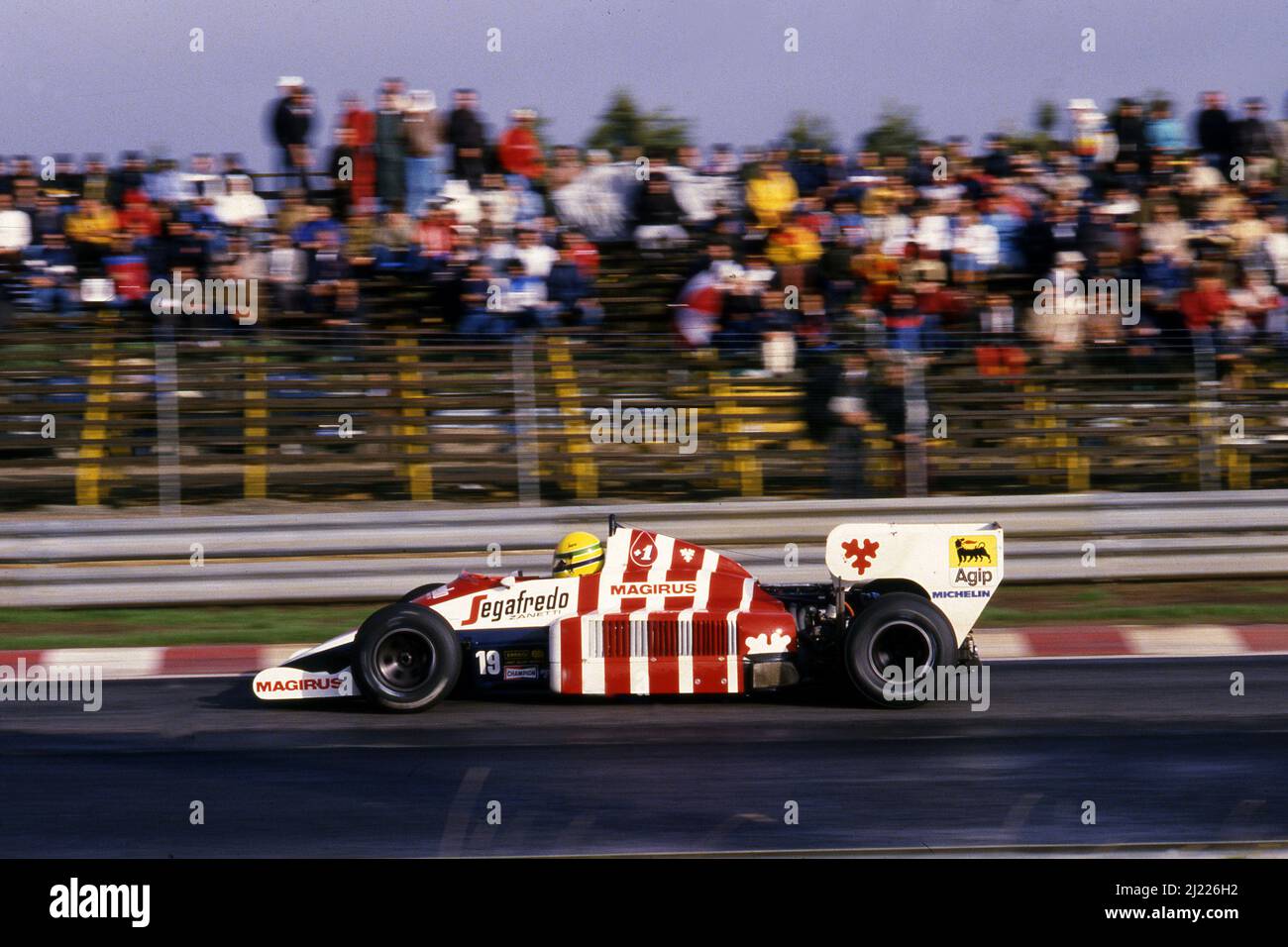 Miniature F1 Toleman TG 184B – 1984, échelle 1/18, Senna, Fait Main, Collection