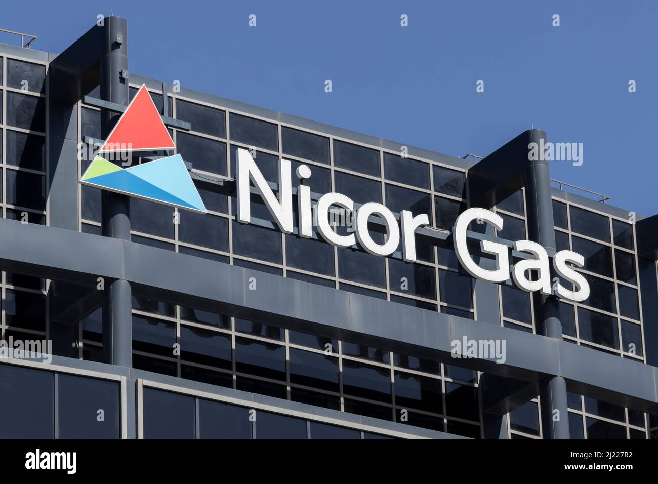 Naperville Circa March 2022 Nicor Gas Headquarters Nicor Is A 