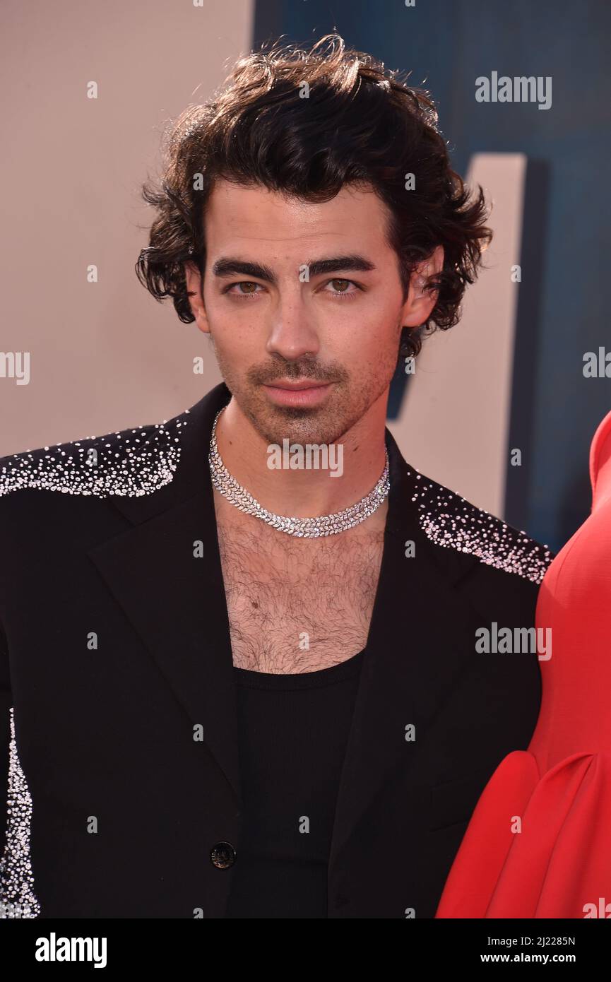 LOS ANGELES, CALIFORNIA March 27 Joe Jonas Arrivals for the Vanity