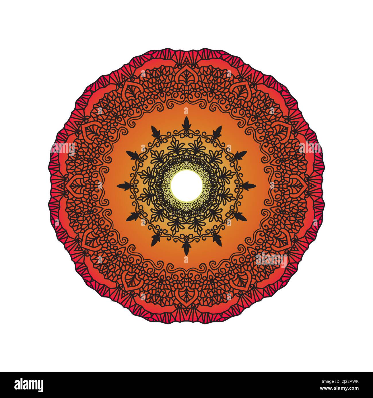 Mandala Design vector. Best Suited for ethnic wallpapers, sacred decorations, invitation cards, web designing element, voucher designing,  banners and Stock Vector