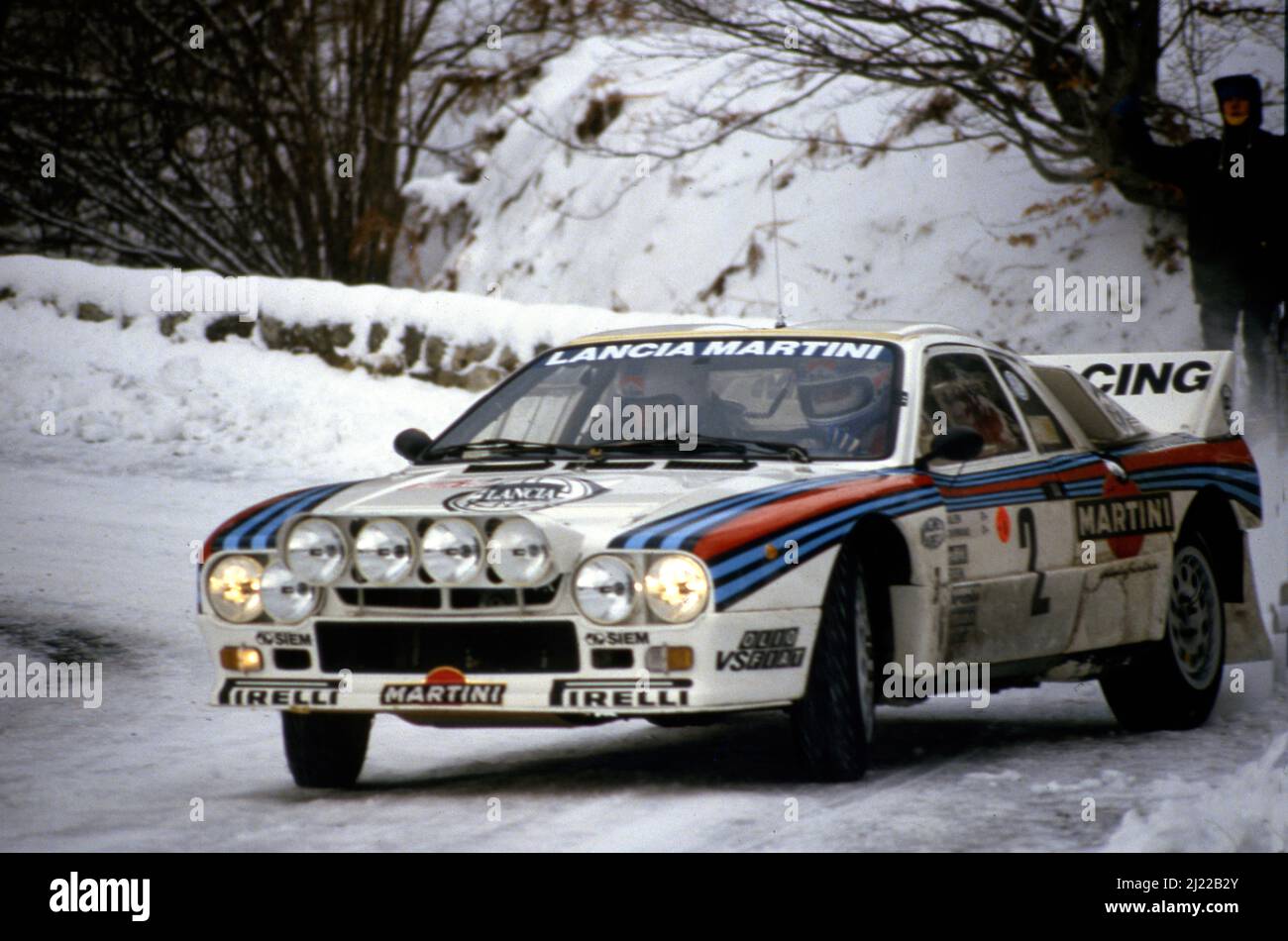 Photo A.030073 LANCIA 037 RALLY ALEN-KIVIMAKI SANREMO RALLY
