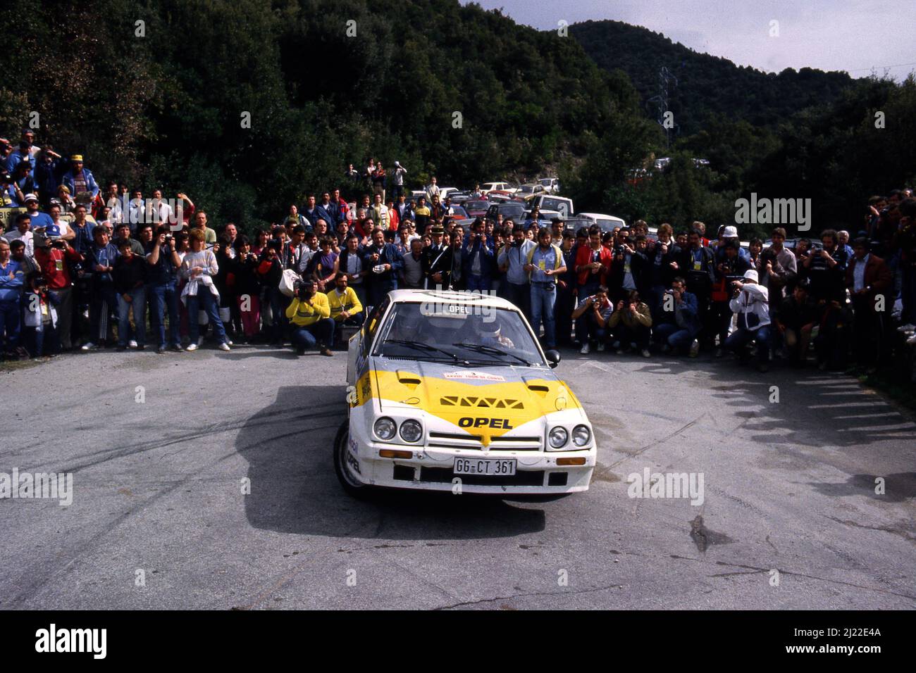 Fréquelin Guy − Tilber − Opel Manta 400 − Rallye International du Touquet 1985