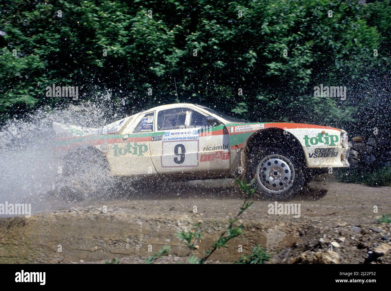 Massimo Miki Biasion (ITA) Tiziano Siviero (ITA) Lancia Rally 037 GrB ...